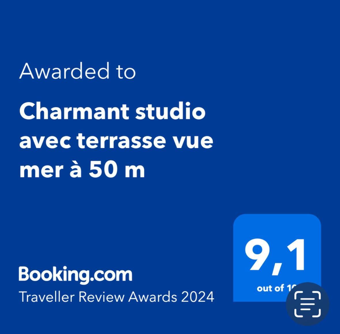 Charmant Studio Avec Terrasse Vue Mer A 50 M Sainte-Maxime Exterior photo